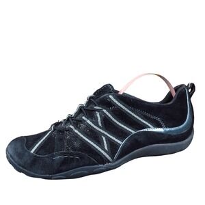 Privo by Clarks Women Casual Shoe Size 7 Walking Everyday Comfort Black Leather